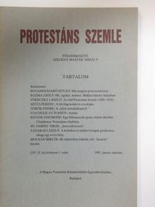 Bogárdi Szabó István - Protestáns Szemle 1992. január-március [antikvár]