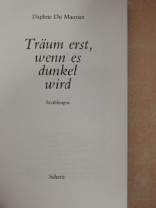Daphne du Maurier - Träum erst, wenn es dunkel wird [antikvár]