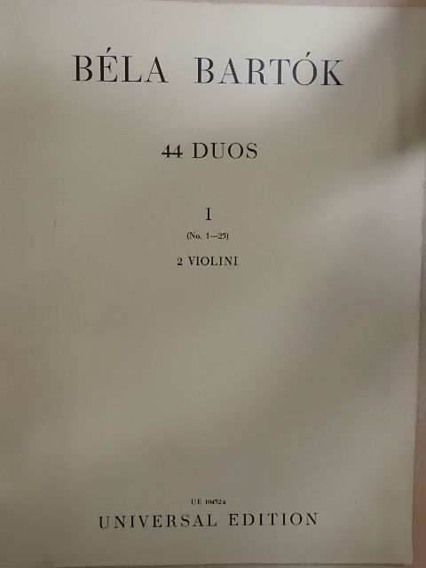 Béla Bartók - 44 duos I. [antikvár]