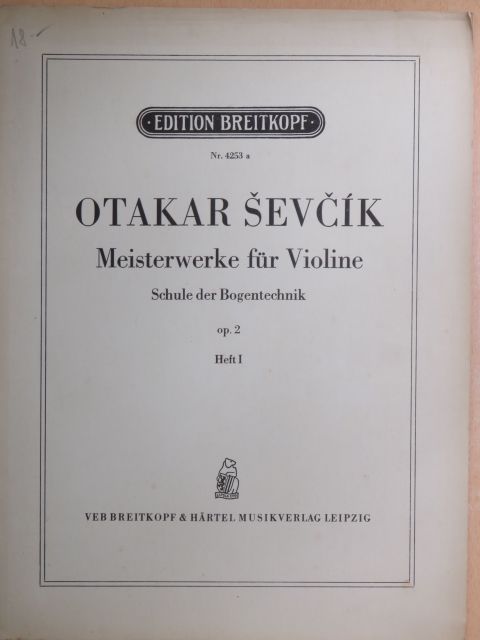 Otakar Sevcik - Meisterwerke für Violine Heft I. [antikvár]