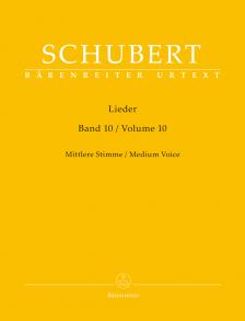 Franz Schubert - LIEDER BAND 10 MITTLERE STIMME