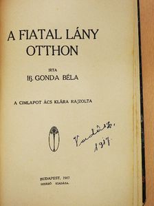 ifj. Gonda Béla - A fiatal lány otthon [antikvár]