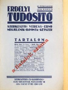 Dr. Baráth Béla - Erdélyi Tudósitó 1932. május 15. [antikvár]