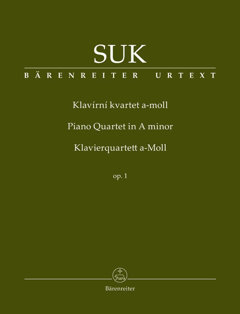 SUK - PIANO QUARTET IN a MINOR OP.1