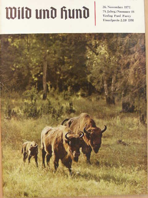 Hans Lux - Wild und Hund 26. November 1972 [antikvár]
