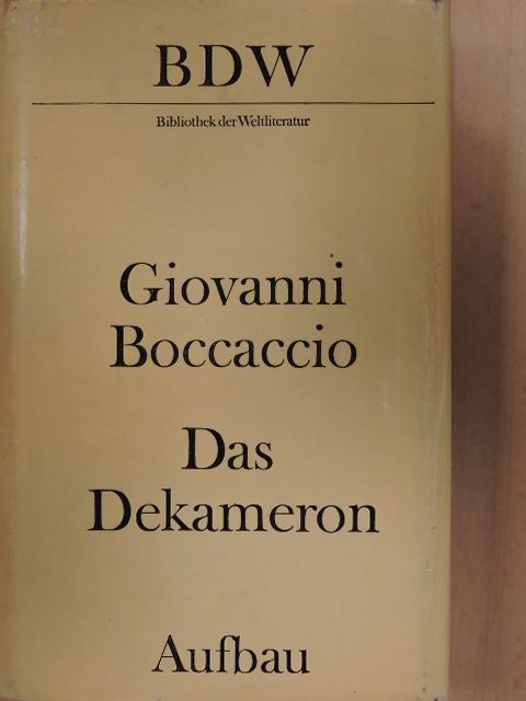 Giovanni Boccaccio - Das Dekameron [antikvár]
