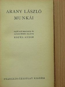 Arany László - Arany László munkái [antikvár]