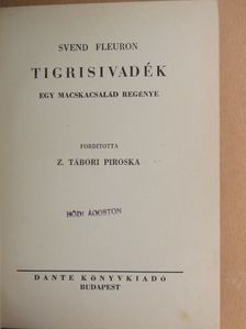 Svend Fleuron - Tigrisivadék [antikvár]