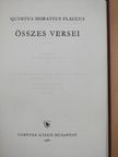 Quintus Flaccus Horatius - Quintus Horatius Flaccus összes versei [antikvár]