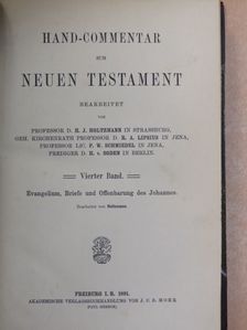H. J. Holtzmann - Hand-Commentar zum Neuen Testament IV. [antikvár]