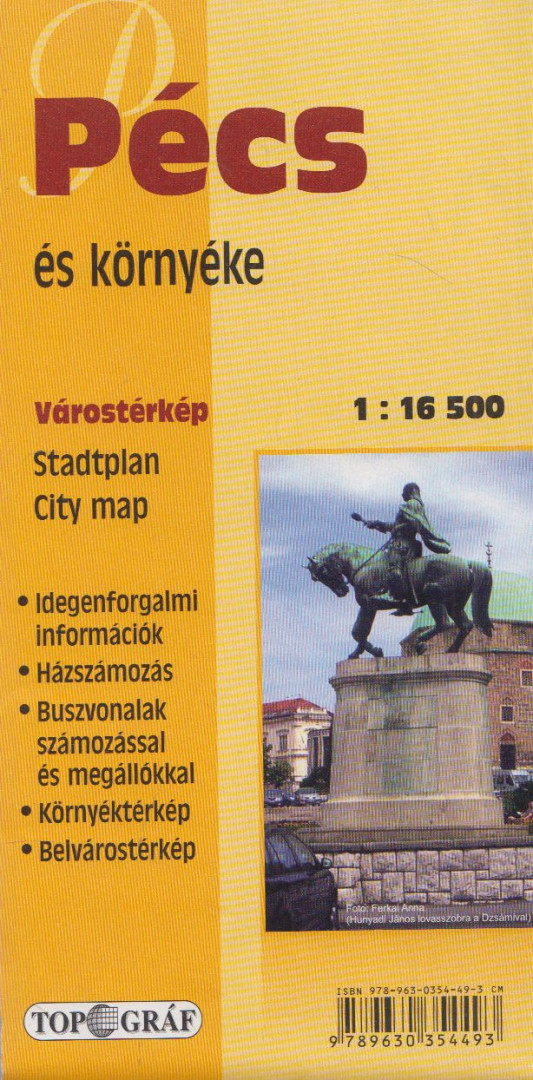 Pécs és környéke 1 : 16 500 [antikvár]