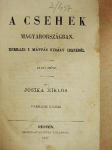 Jósika Miklós - A csehek Magyarországban I-II. [antikvár]