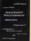 Benő Attila - Alkalmazott Nyelvtudomány 2012/1-2. [antikvár]