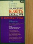 Norman Lewis - The new pocket Roget's Thesaurus in dictionary form [antikvár]