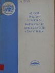 Az ENSZ 1966 évi titkársági kiadványai az Országgyűlési Könyvtárban [antikvár]