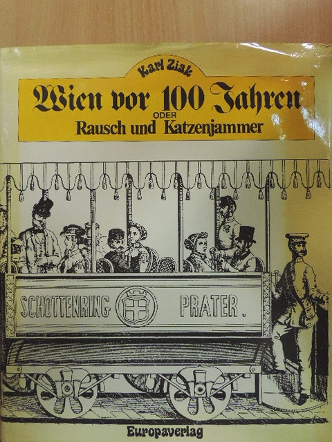 Karl Ziak - Wien vor 100 Jahren oder Rausch und Katzenjammer [antikvár]