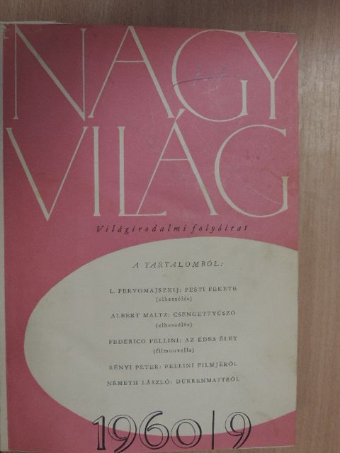 Kolozs Pál - Nagyvilág 1960. (nem teljes évfolyam) [antikvár]
