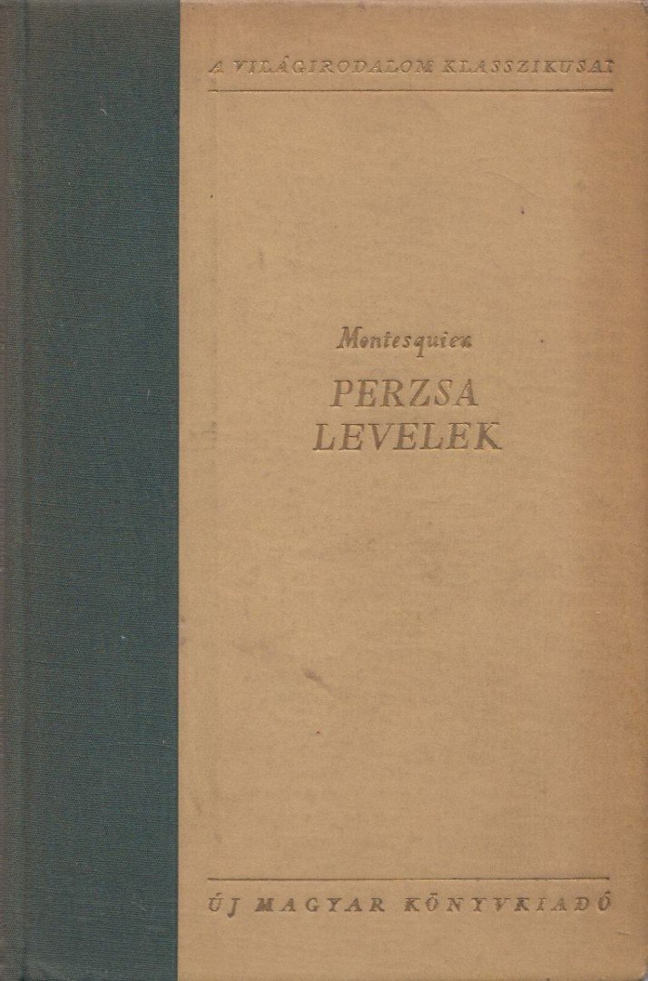 Montesquieu - Perzsa levelek [antikvár]