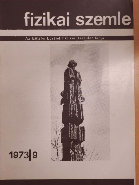 Balyi Károly - Fizikai Szemle 1973. szeptember [antikvár]