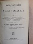 H. J. Holtzmann - Hand-Commentar zum Neuen Testament III/1-2. [antikvár]