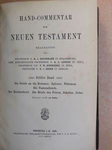 H. J. Holtzmann - Hand-Commentar zum Neuen Testament III/1-2. [antikvár]