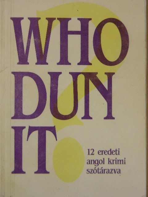 Whodunit? [antikvár]