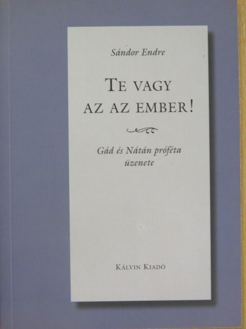 Sándor Endre - Te vagy az az ember! [antikvár]