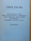 A. P. Thakoor - Thin Films III. [antikvár]