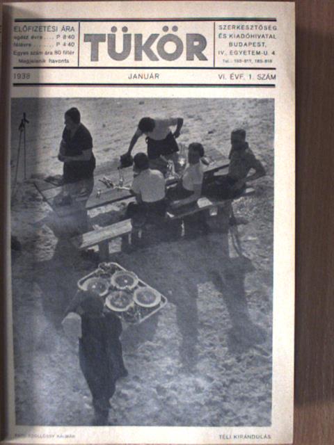 Cs. Szabó László - Tükör 1938. (nem teljes évfolyam) [antikvár]