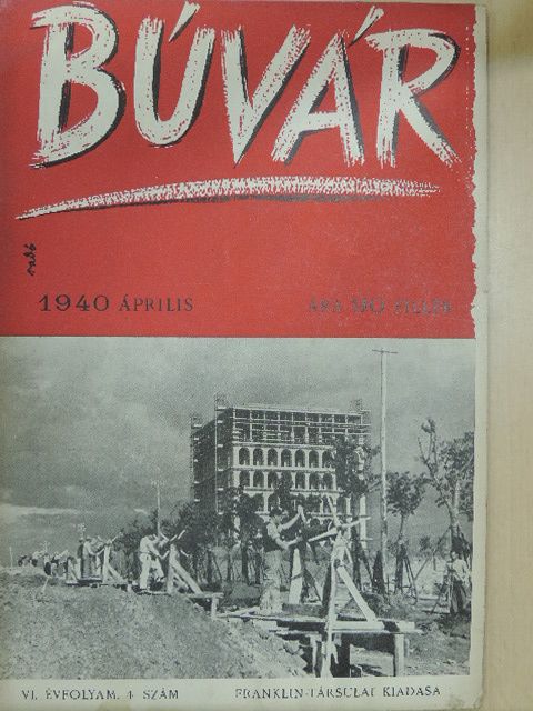 Aldobolyi Nagy Miklós - Búvár 1940. április [antikvár]