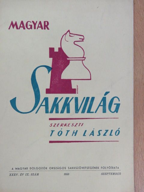 A. P. Szokolszkij - Magyar Sakkvilág 1950. szeptember [antikvár]