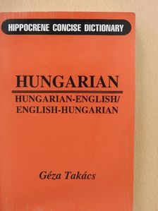 Géza Takács - Hungarian-english/English-hungarian [antikvár]