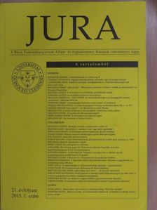 Bessenyő András - Jura 2015/1. [antikvár]
