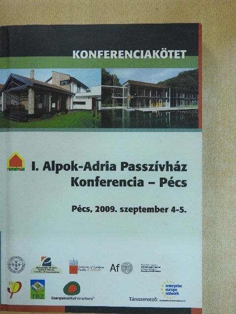 Dr. Vajda György - I. Alpok-Adria Passzívház [antikvár]