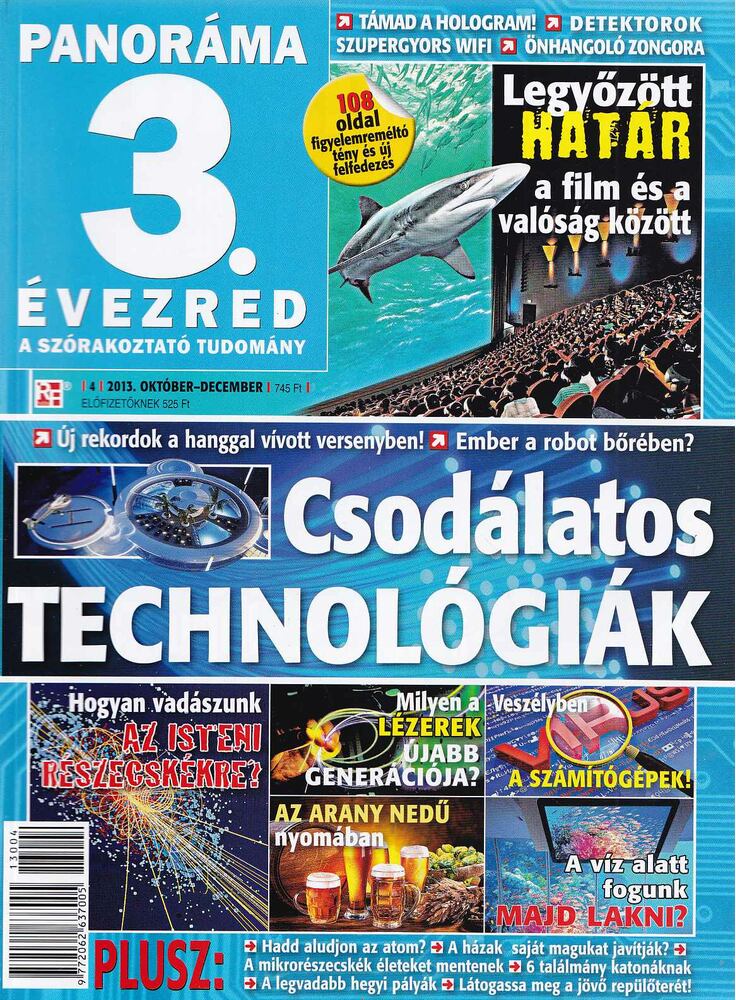 Vámos Éva (főszerk.) - 3. évezred magazin 2013. október-december [antikvár]