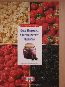 Csak finoman...a természet ritmusában [antikvár]