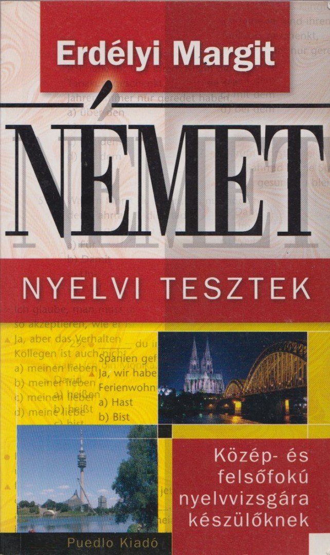 ERDÉLYI MARGIT - Német nyelvi tesztek [antikvár]