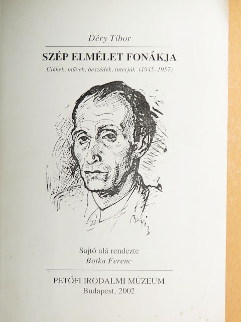 Antal Gábor - Szép elmélet fonákja [antikvár]
