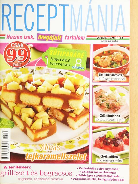Receptmánia 2015/4. július-augusztus [antikvár]