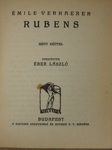 Émile Verhaeren - Rubens [antikvár]