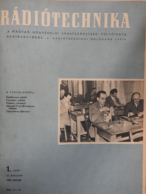 Dobos Dezső - Rádiótechnika 1959. január-december [antikvár]