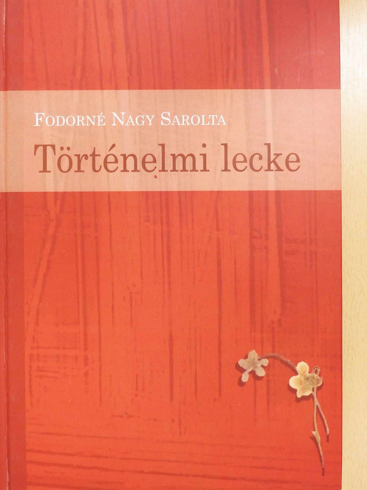 Fodorné Nagy Sarolta - Történelmi lecke (dedikált példány) [antikvár]