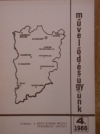 Dr. Horváth Márton - Művelődésügyünk 1988/4. [antikvár]