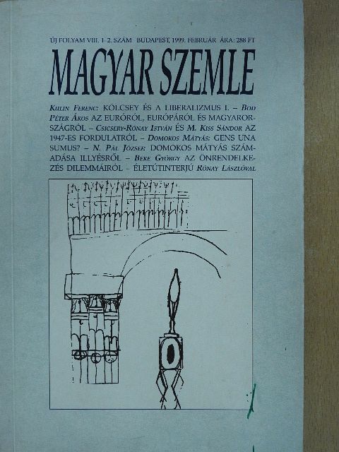 Ács Margit - Magyar Szemle 1999. január-december [antikvár]