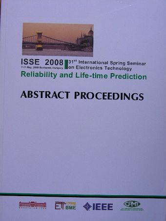 Barinka R. - ISSE 2008 31st International Spring Seminar on Electronics Technology [antikvár]