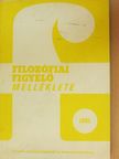 Békés Veronika - Filozófiai Figyelő 1981. melléklete [antikvár]