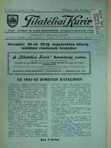 Bogyai Elemér - Filatéliai Kurir 1946. december 10. [antikvár]
