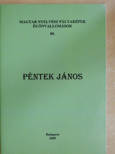 Péntek János [antikvár]