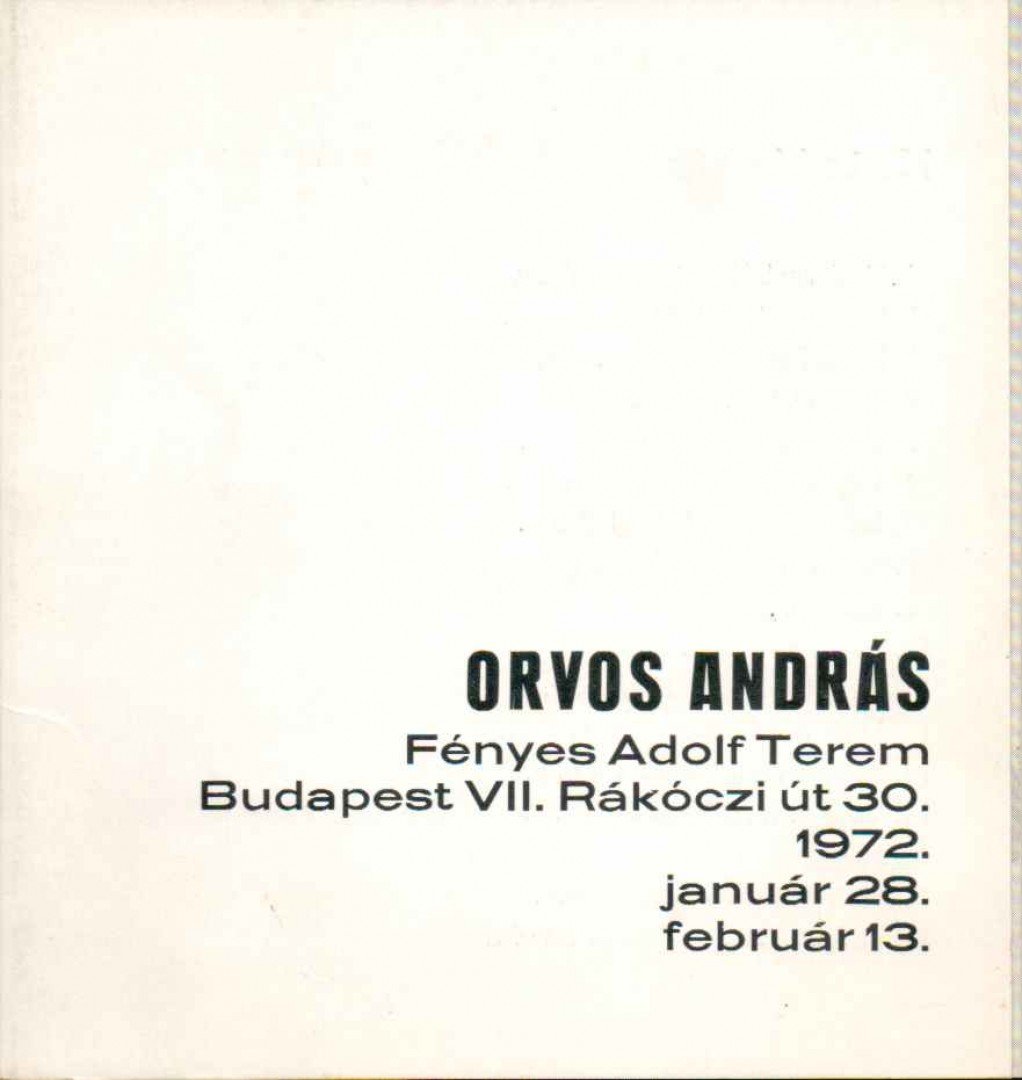 VADAS JÓZSEF - Orvos András [antikvár]