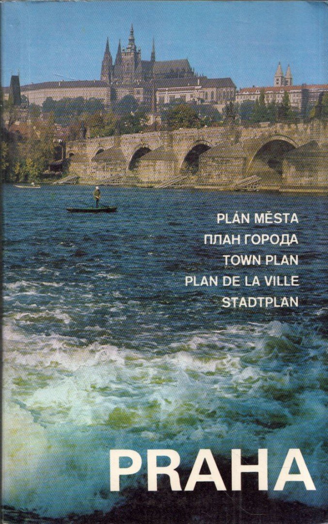 Praha, plán mesta [antikvár]